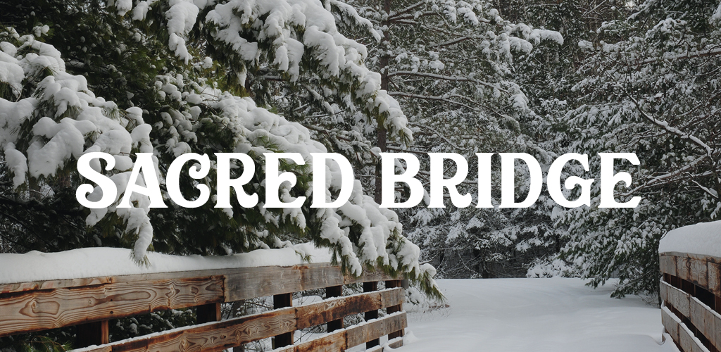 Free font for Christmas - Scared Bridge font
