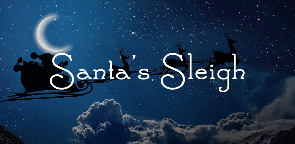 Free font for Christmas - Santa's Sleigh font