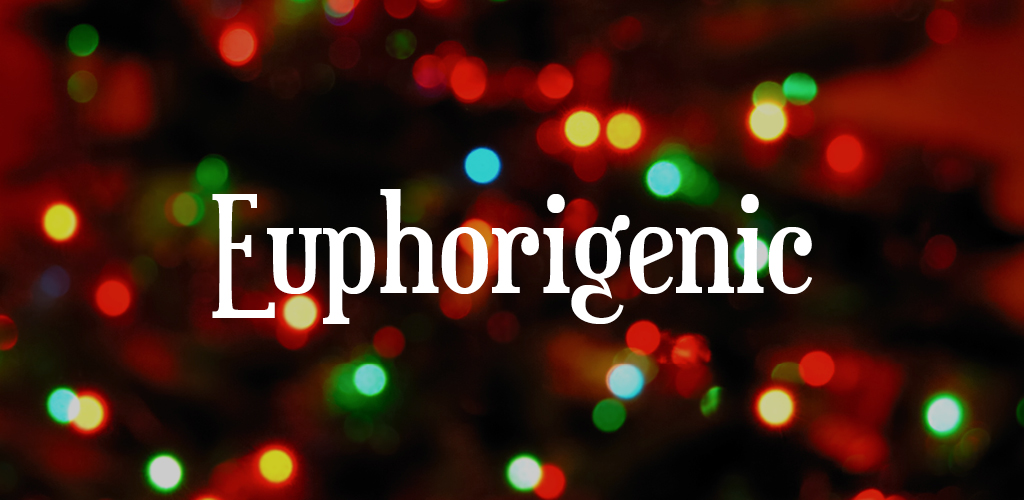 Free font for Christmas - Euphorigenic font