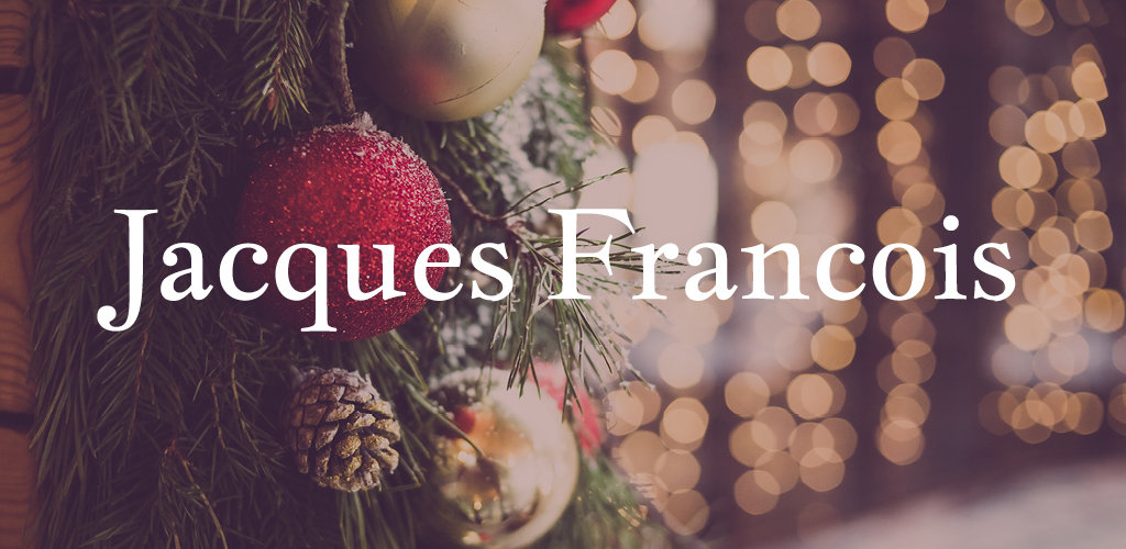 Free font for Christmas - Jacques Francois font
