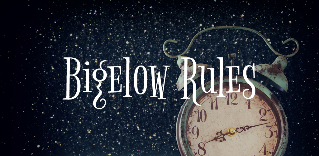 Free font for Christmas - Bigelow Rules font