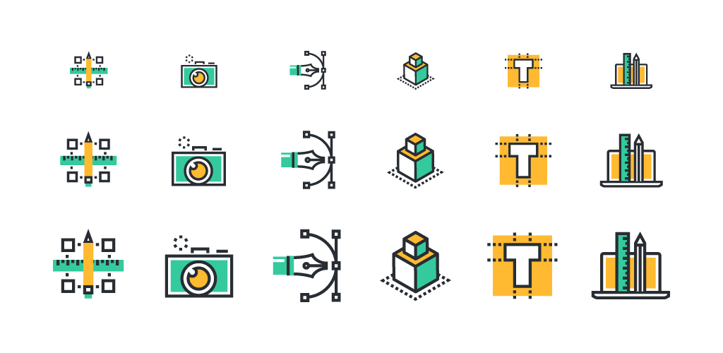 7 Tips on Designing a Coherent and Consistent Icon Set — Clarity at All Sizes