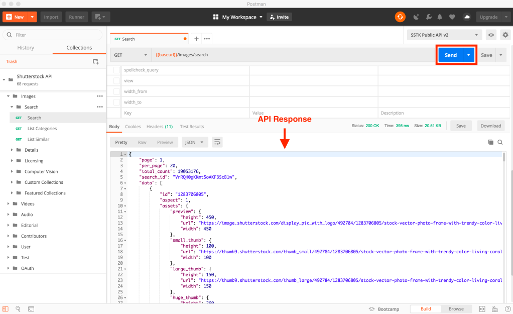 Explore the Shutterstock API with Postman — Image Search Explore the Shutterstock API with Postman — Image Search