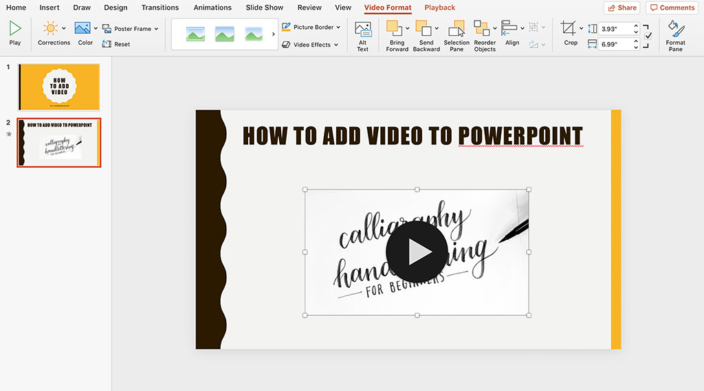 How to add Youtube video to Office 365 PowerPoint