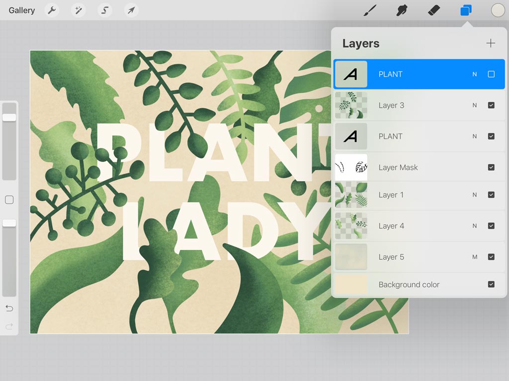 App Update: How to Use Text in Procreate — Duplicate