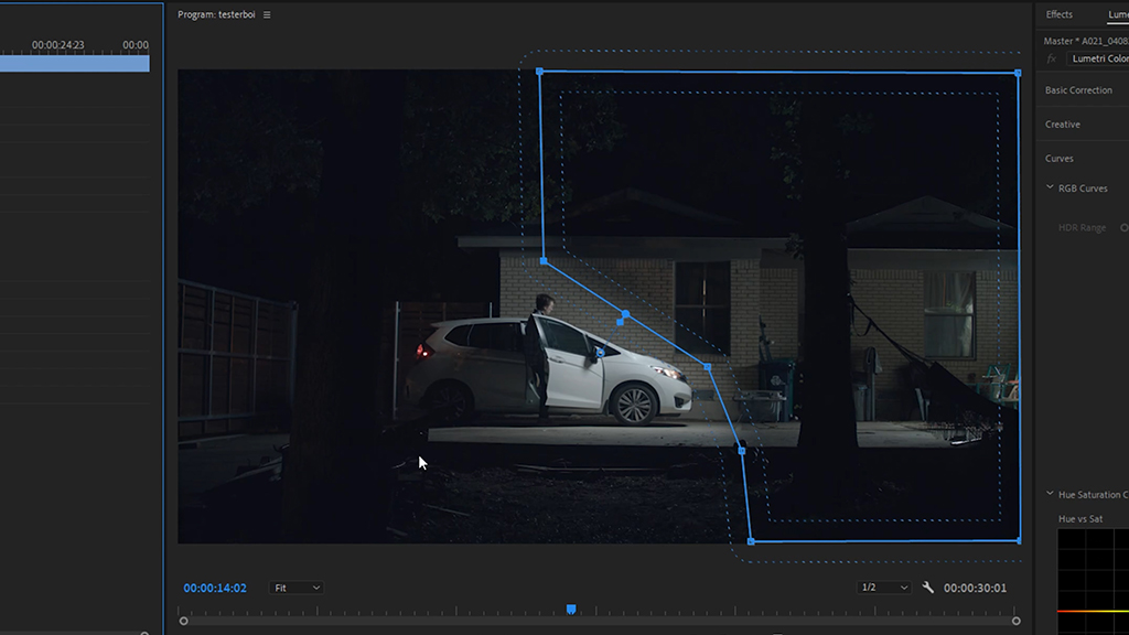 Learn How to Light Exterior Night Shots with One Light - Composite Shot