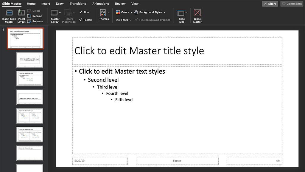 how to insert template in powerpoint