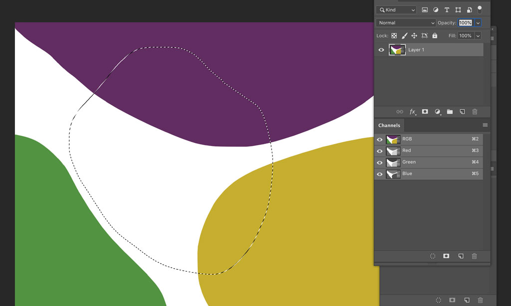 Design Tips: Using Spot Colors in Adobe Photoshop — Lasso Tool