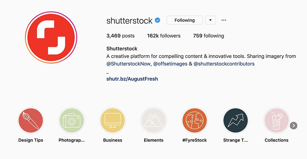 Free Instagram Pack: 145 Highlight Cover Backgrounds, Type, and Icons — Shutterstock on Instagram