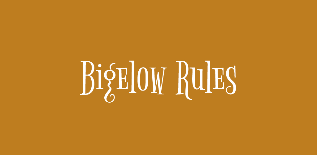 Free Holiday Font — Bigelow Rules