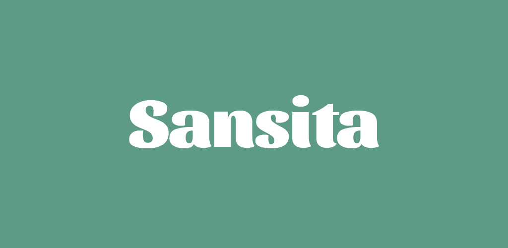 Free Sans-Serif Font —  Sansita