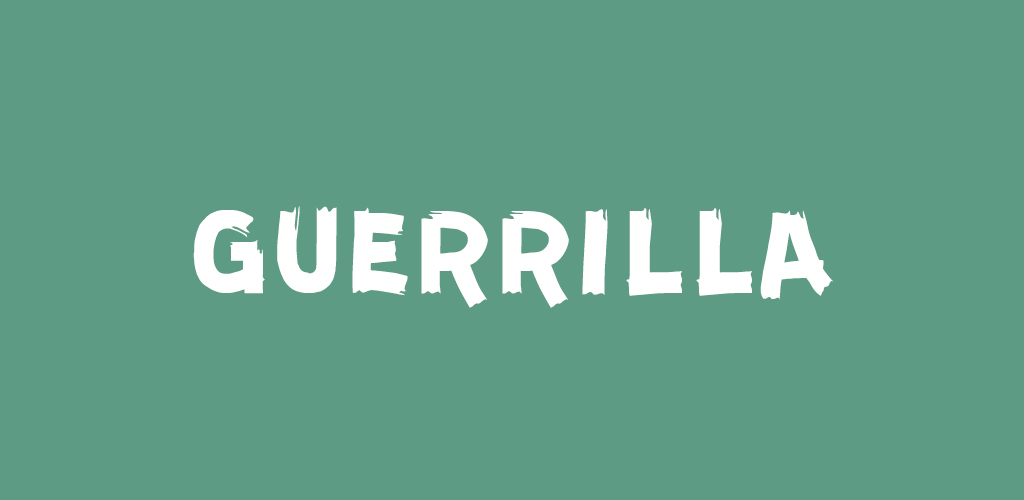 Free Sans-Serif Font — Guerrilla