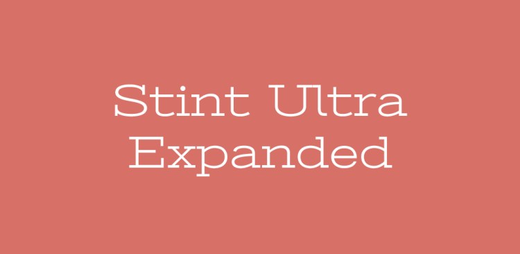Free Serif Font — Stint Ultra Expanded
