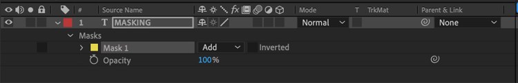 Masks in After Effects