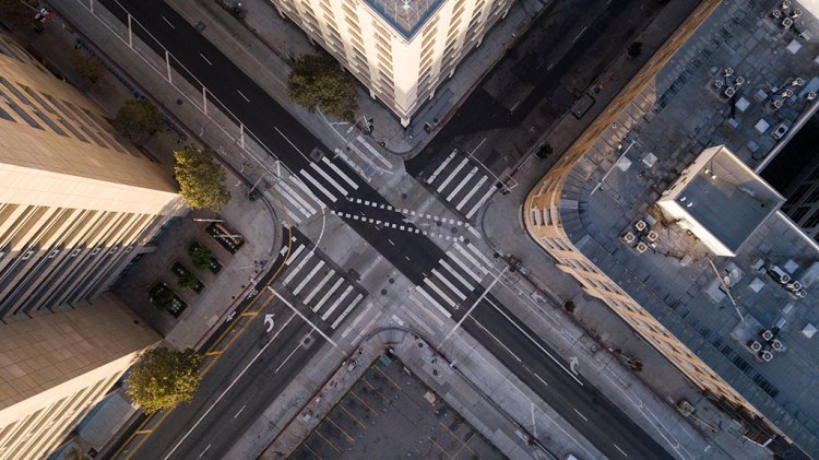 Fifteen of the Most Popular Stock Photos to Create — Aerial Photography Empty Streets