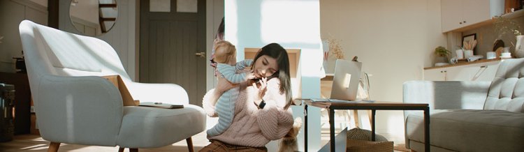 The Most Popular Stock Photos - Working From Home Mom