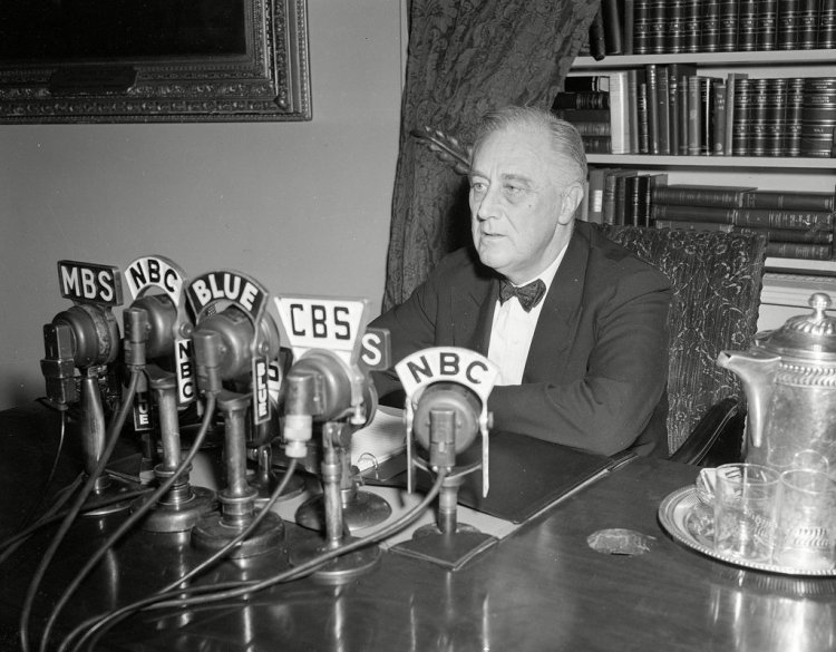 President Franklin D. Roosevelt Broadcasts HIs Five-Point Victory Program