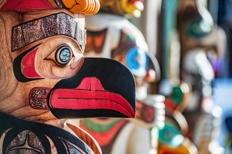 Alaskan Pole Carving