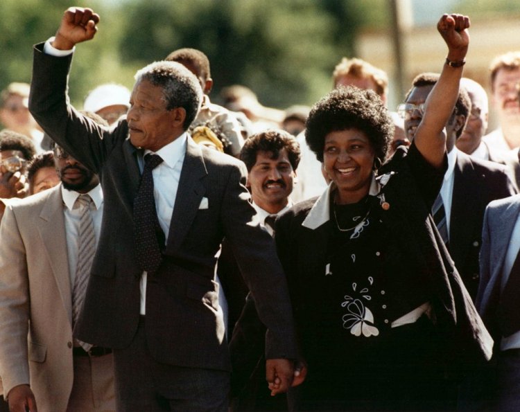Nelson Mandela Released from Victor Verster Prison
