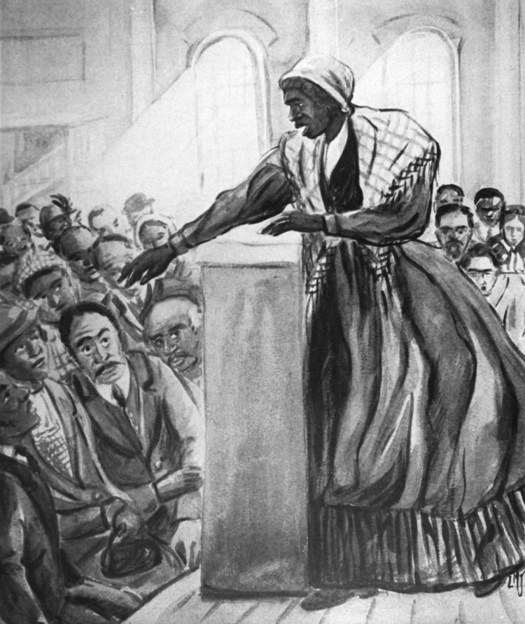 Illustration of Sojourner Truth from the Film The Emerging Woman