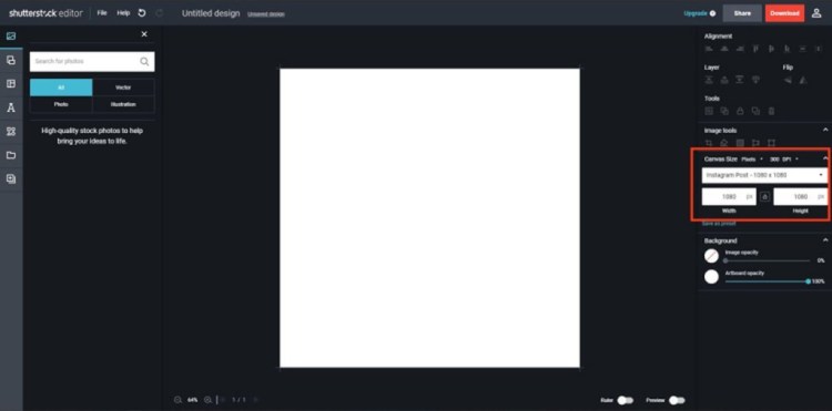 Shutterstock Editor