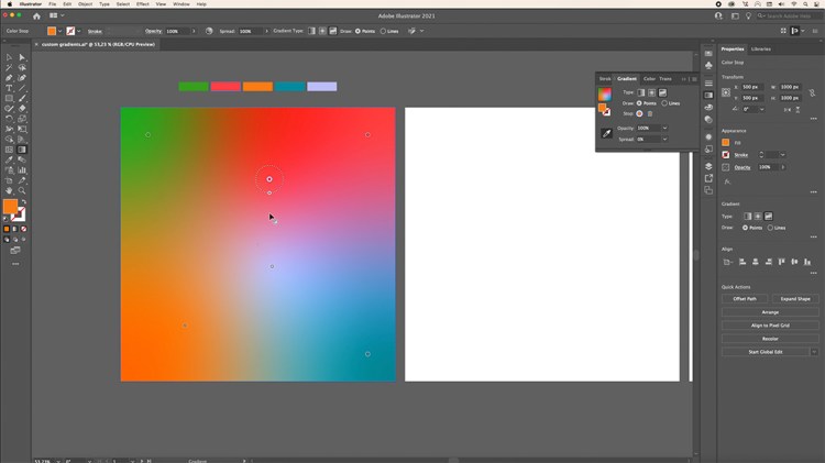 infographic tutorial illustrator cs3 gradient