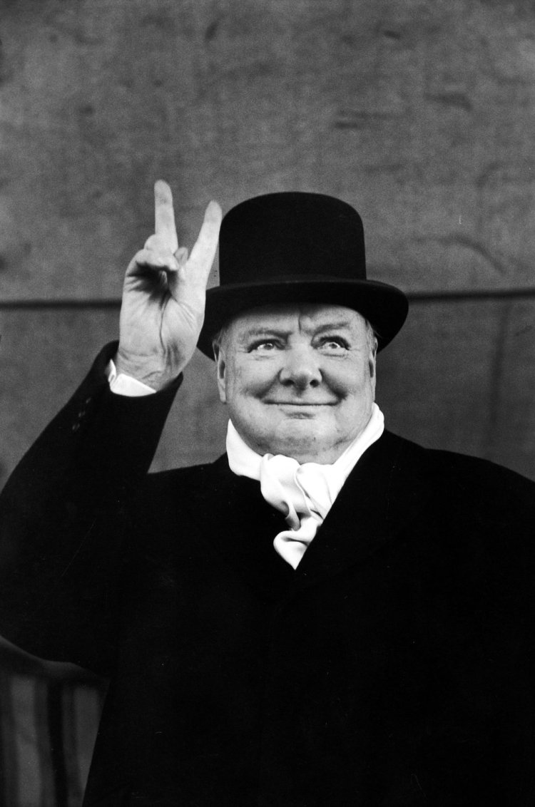 Winston Churchill see on shutterstock